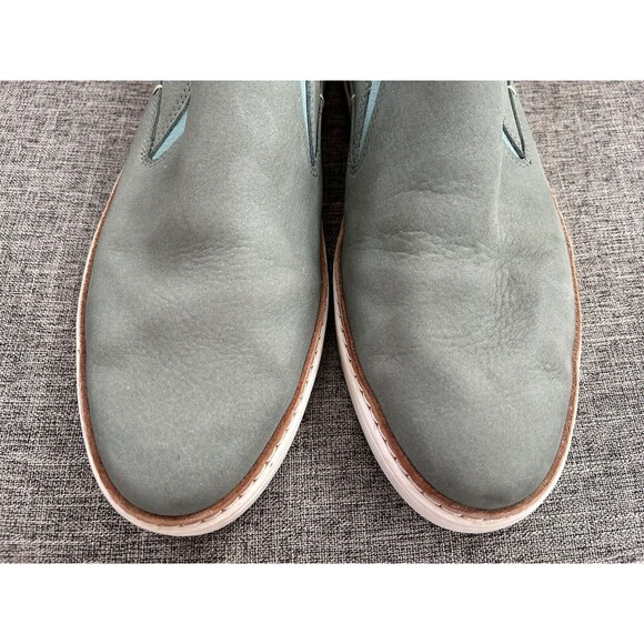 UGG Adley Sneakers Womens Size 11 Aloe Vera Slip On Leather - Picture 5 of 11